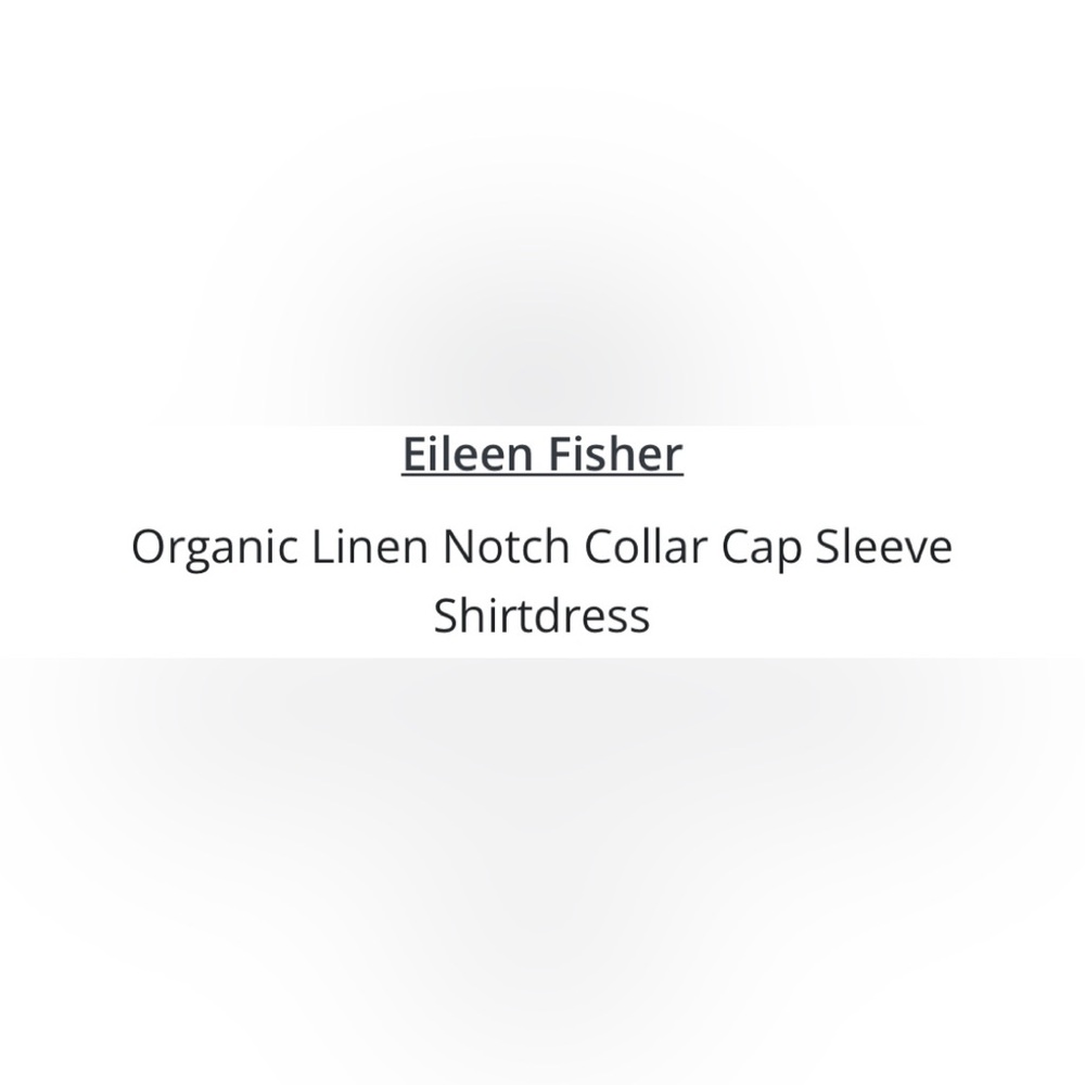 Eileen Fisher organic linen dress. Size small excellent condition. - Picture 4 of 5